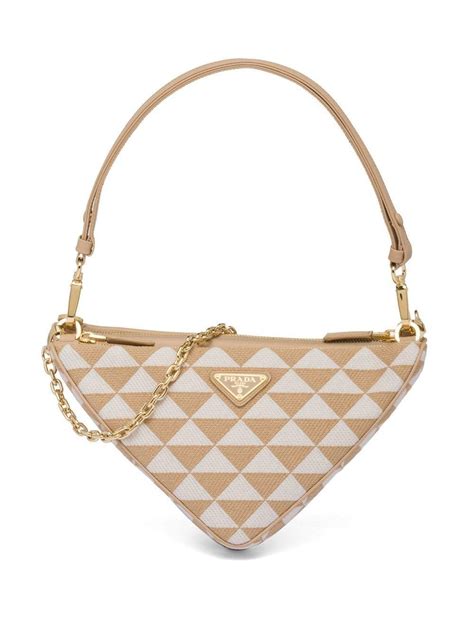 prada bag triangles